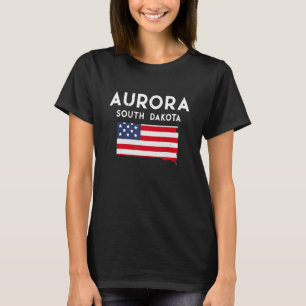 Aurora South Dakota USA State America Travel South T-Shirt