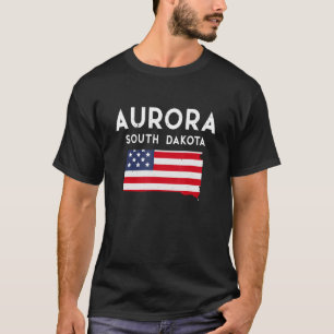 Aurora South Dakota USA State America Travel South T-Shirt