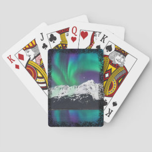 Aurora Splatter Frame - Bicycle Playing Cards