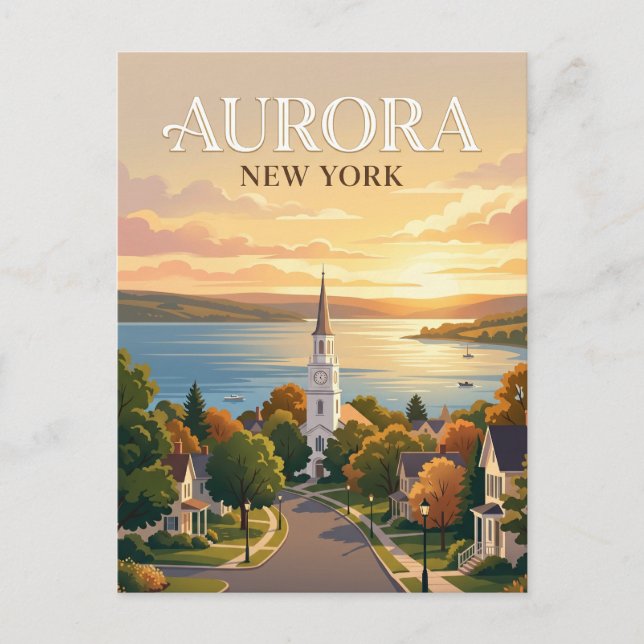 Aurora USA Postcard (Front)