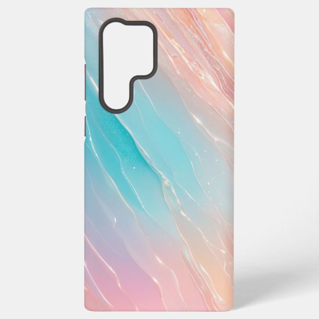 Aurora Wave Pastel Gradient Phone Case (Back)