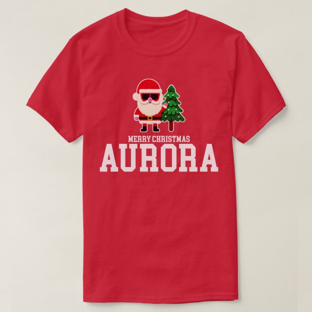 Aurora Xmas T-Shirt (Design Front)
