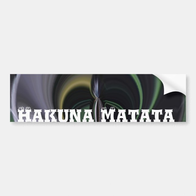 Aurora's Embrace: Cosmic Kaleidoscope Bumper Sticker (Front)