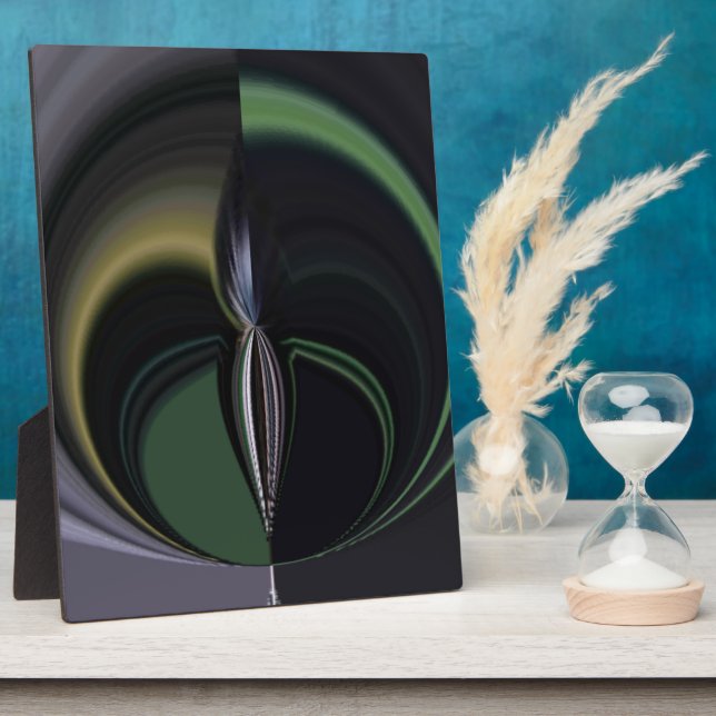 Aurora's Embrace: Cosmic Kaleidoscope Plaque (Side)