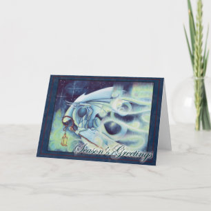 Aurora's Light Yule Christmas Card