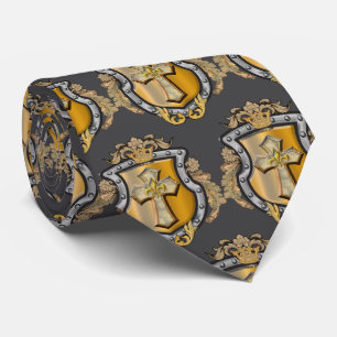 Aurum Family Crest Surname Tie