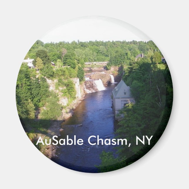 AuSable Chasm, NY Magnet (Front)