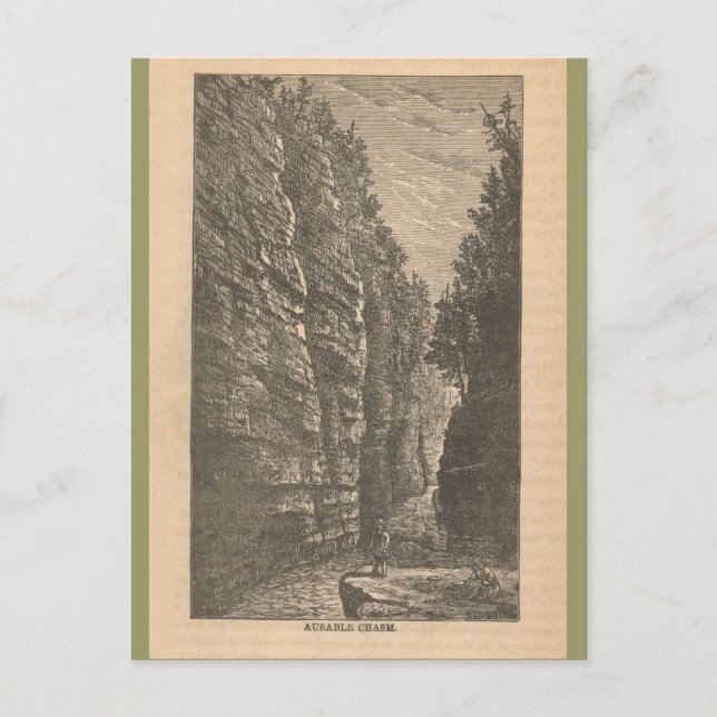 Ausable Chasm Postcard (Front)