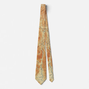 Ausable Lakes, St. Huberts in Adirondack Mountains Tie