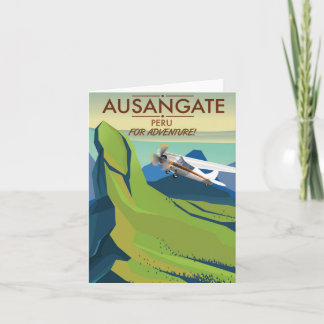 Ausangate Peru.  Into Adventure! Holiday Card