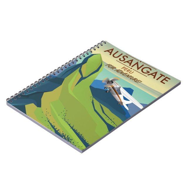 Ausangate Peru.  Into Adventure! Notebook (Left Side)