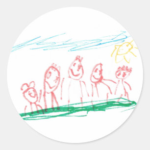 Ausflug Classic Round Sticker