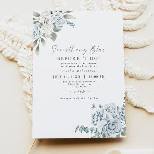 AUSHA Something Blue Before I Do Bridal Shower Invitation