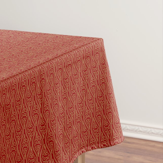 Auspicious Clouds pattern Chinese New Year Table C Tablecloth (In Situ)