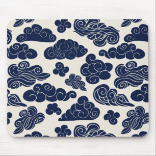 Auspicious Clouds Traditional Chinese Pattern MP Mouse Mat
