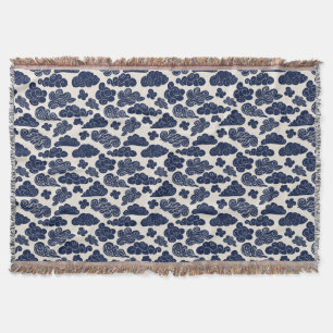 Auspicious Clouds Traditional Chinese Pattern TB Throw Blanket
