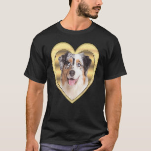 Aussi  Australian Shepherd  Dog Heart  Aussi  1 T-Shirt