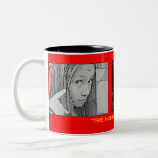 AUSSIE1, EDDIE BW FACE, Hello clueless!, "THE H... Two-Tone Coffee Mug
