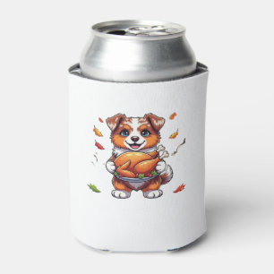 Aussie 178 Thanksgiving Oversized T-Shirt.png Can Cooler