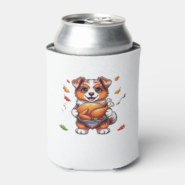 Aussie 178 Thanksgiving Oversized T-Shirt.png Can Cooler (Can Front)
