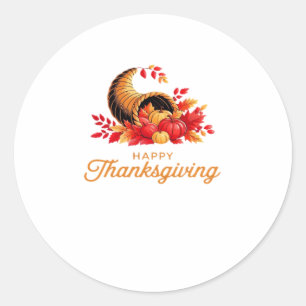 Aussie 178 Thanksgiving Oversized T-Shirt.png Classic Round Sticker