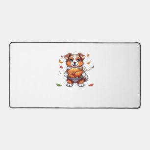 Aussie 178 Thanksgiving Oversized T-Shirt.png Desk Mat