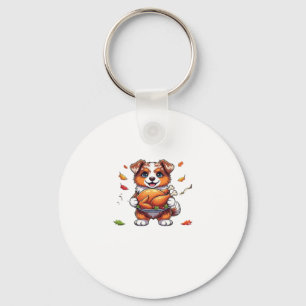 Aussie 178 Thanksgiving Oversized T-Shirt.png Key Ring
