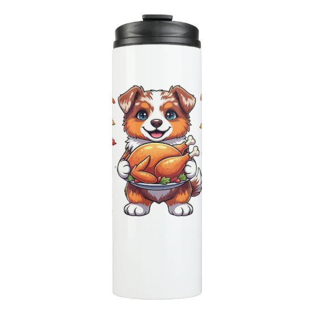 Aussie 178 Thanksgiving Oversized T-Shirt.png Thermal Tumbler (Front)