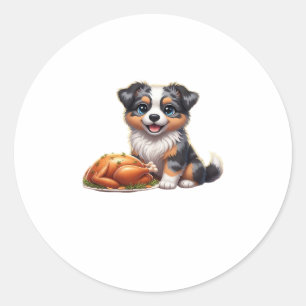 Aussie 180 Thanksgiving Classic T-Shirt.png Classic Round Sticker