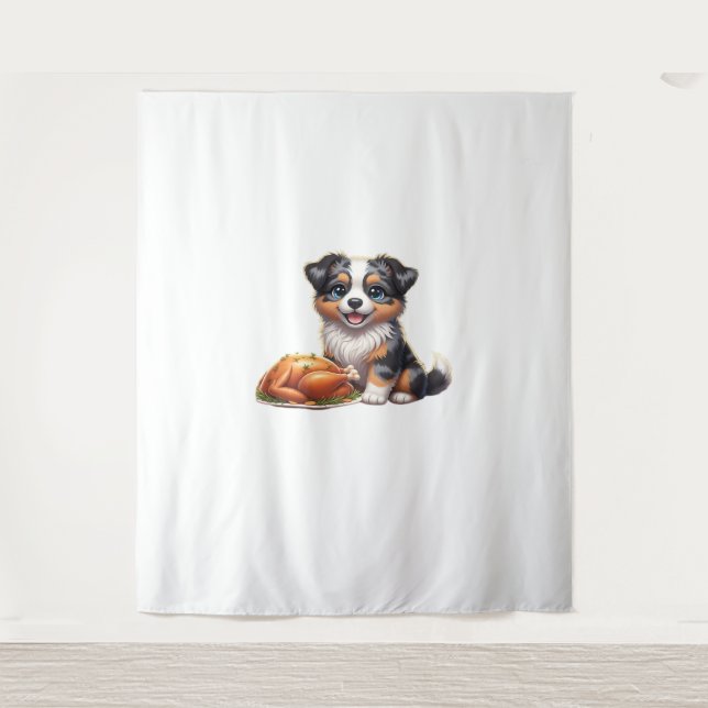 Aussie 180 Thanksgiving Classic T-Shirt.png Tapestry (Front)