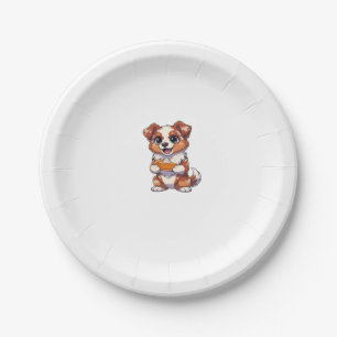 Aussie 182 Thanksgiving Oversized T-Shirt.png Paper Plate