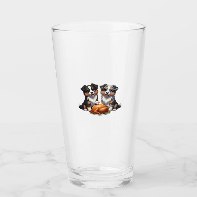 Aussie 184 Thanksgiving Classic T-Shirt.png Glass (Front)