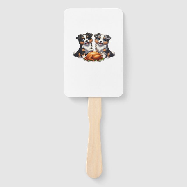 Aussie 184 Thanksgiving Classic T-Shirt.png Hand Fan (Front)