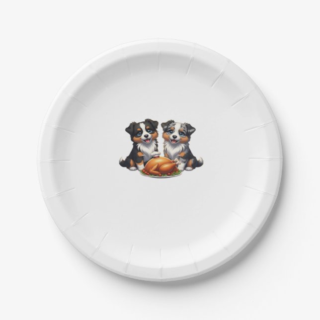 Aussie 184 Thanksgiving Classic T-Shirt.png Paper Plate (Front)