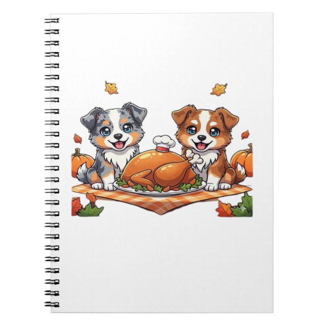 Aussie 184 Thanksgiving Oversized T-Shirt.png Notebook (Front)