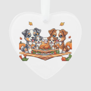 Aussie 184 Thanksgiving Oversized T-Shirt.png Ornament