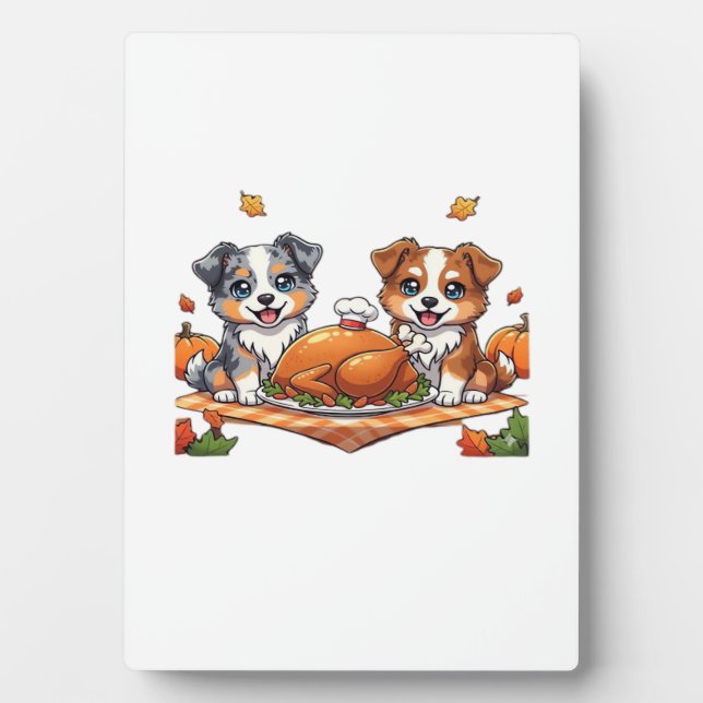 Aussie 184 Thanksgiving Oversized T-Shirt.png Plaque (Front)