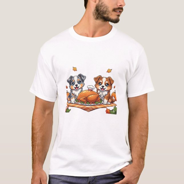 Aussie 184 Thanksgiving Oversized T-Shirt.png T-Shirt (Front)