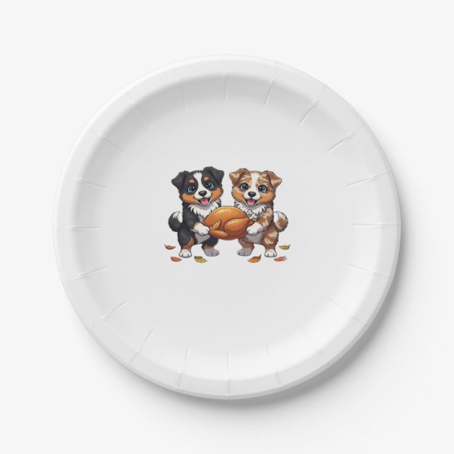 Aussie 186 Thanksgiving Classic T-Shirt.png Paper Plate (Front)