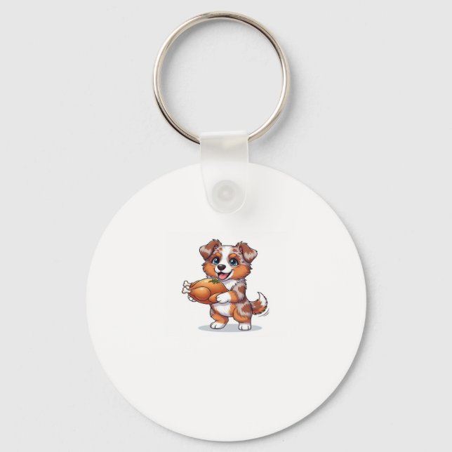Aussie 187 Thanksgiving Classic T-Shirt.png Key Ring (Front)