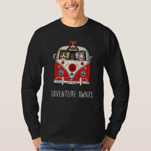 Aussie Adventure Awaits Artwork Camper T-Shirt