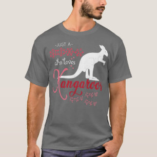 Aussie Animal Gift Girl Kangaroo T-Shirt