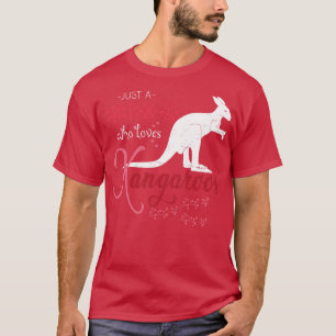 Aussie Animal Gift Girl Kangaroo T-Shirt