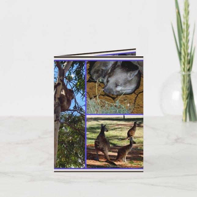 Aussie Annals Photo Collage, Card (Front)