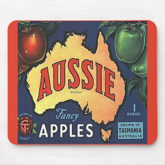 Aussie Apples Mouse Mat (Front)