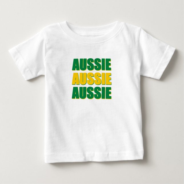 Aussie Aussie Aussie Baby T-Shirt (Front)