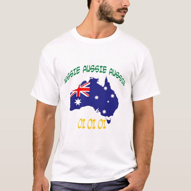Aussie Aussie Aussie Oi Oi Oi T-Shirt (Front)