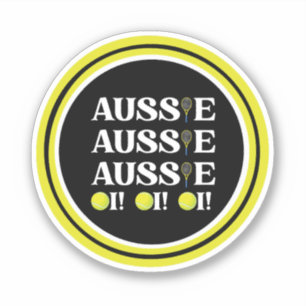 Aussie Aussie Aussie Tennis Sticker
