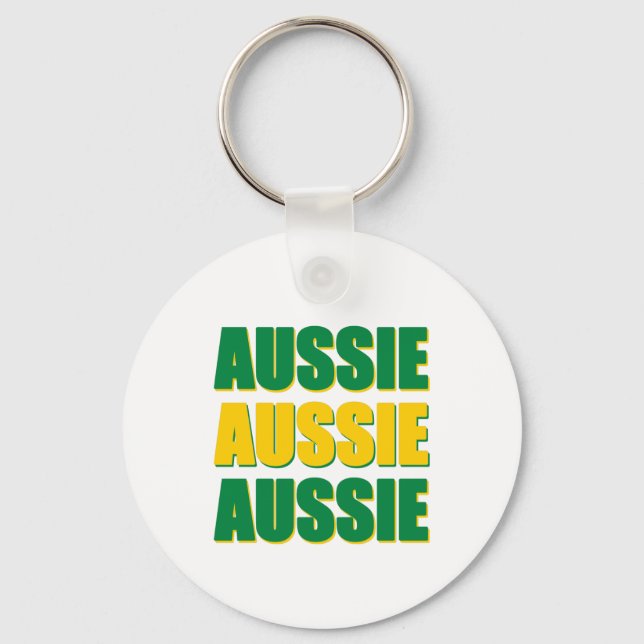 Aussie Aussie Key Ring (Front)