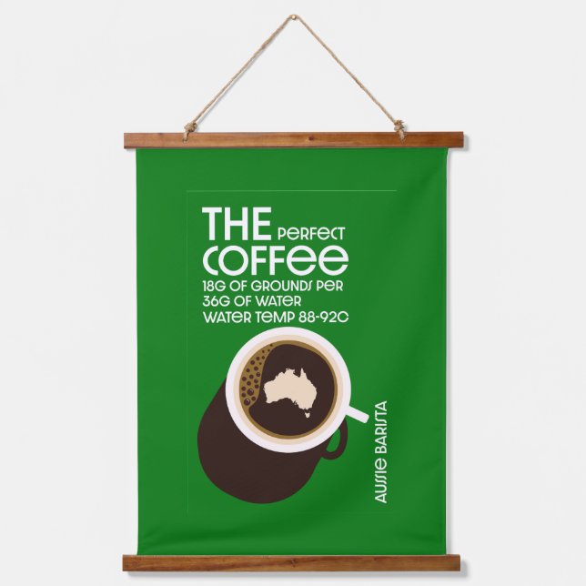 Aussie Baristas  Hanging Tapestry (Front)